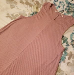 Rib tank dress